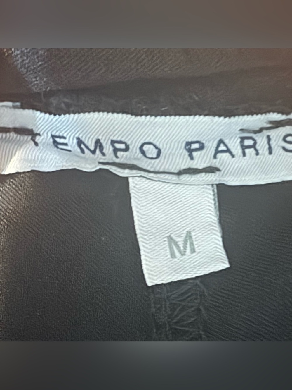 Tempo Paris Black Drawstring Cargo Joggers With Camo Patch Details - Picture 5 of 5